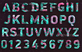 graphicriver - 10938951 - polygonal alphabet