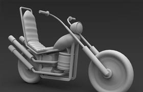 UDEMY - Course Maya 3D Modeling one Moto Cartoon