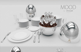 A set of cutlery MOOD by Christofle