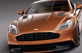 Aston Martin 2013 AM 310 Vanquish - Vray - 3D Model