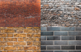creativemarket - 7 London Brick Textures