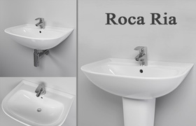 Sink Roca Ria, mixer Grohe Eurosmart