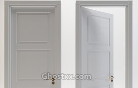 ​classical hinged door