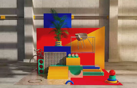 Domestika - Composiciones abstractas con Cinema 4D