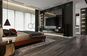 3D Interior Scene File 3dsmax Bedroom 168 By AnhTuan - 3dmodel