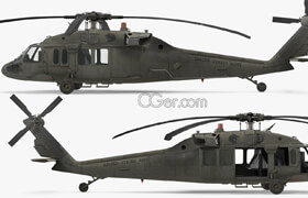 Turbosquid - Sikorsky UH-60 Black Hawk US Military Utility Helicopter