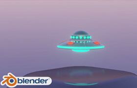 Skillshare - Create A Flying UFO With Blender by Zerina Cmajcanin