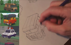 Gumroad - Trent Kaniuga - Easy Art Lessons 21-25 (Drawing Vehicles)