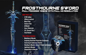 Artstation - Frostmourne Sword Full Process + Files by CG Sphere