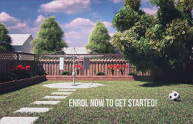Udemy - Creating a Realistic 3D Backyards With Blender
