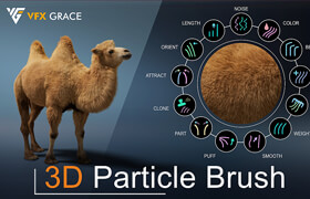 3d Particle Brush - Blender Addon