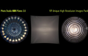 Photo Studio Light Plates HDRI vol 3.0