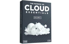 Patrick4D Cloud Essentials - Volume 1 VDBs - 3dmodel