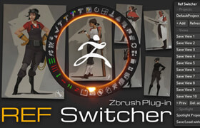 Ref Switcher - ZBrush Plugin