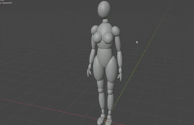Skillshare - 3D-Modeling a Female Character in Blender using Spheres