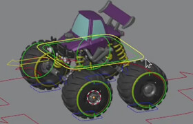 CGCookie - OFF-ROAD Rig and Animate an RC Monster Truck in Blender