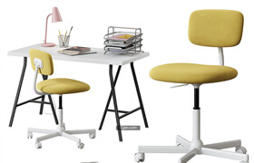 Ikea / Linnmon - Lerberg Table + Bleckberget Chair