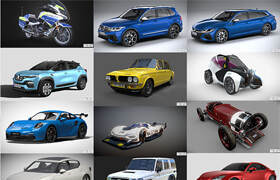 Car 3D Models Bundle 1 March 2023 31.4GB