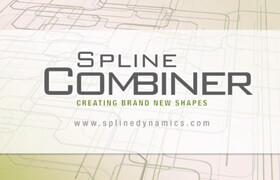 SplineCombiner - 3dsMax 样条线编辑运算插件