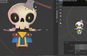 Udemy - Blender Make a Low Poly Skeleton 3D Character by Eve Paints