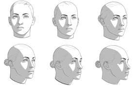 An Artists Reference Guide To Lighting The Face - book  ​