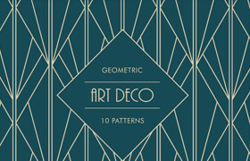 Free Download Art Deco Geometric Patterns