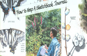 Claudia Nice How to Keep a Sketchbook Journal - book